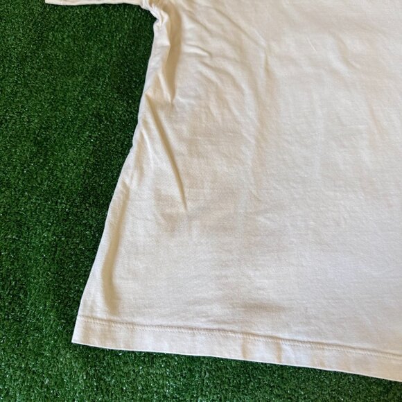 Zara Boxy Fit Solid Beige Big Pocket Short Sleeve Crewneck T-Shirt Size 13-14 - Picture 4 of 13